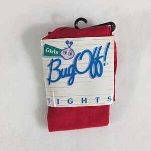 🚨 LAST CALL Girls BugOff! Tights in red size 7-10